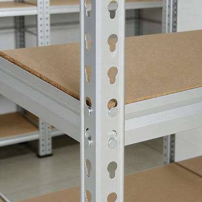 Aluminum 5-Tier Shelf, Double-Post & Sturdy Rack