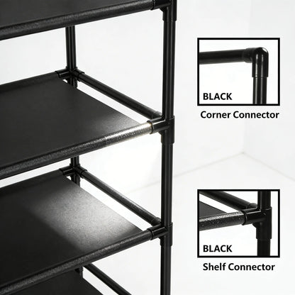 10-Tier Shoe Rack, Sturdy & High-Capacity
